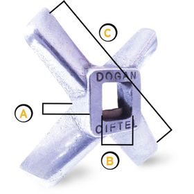Doğan Çiftel No:12 Kıyma Makinesi Bıçağı