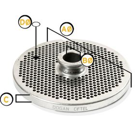 Doğan Çiftel No:32 5 mm Kıyma Makinesi Aynası