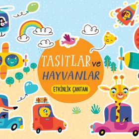 Doğan Çocuk Taşıtlar ve Hayvanlar Etkinlik Çantam