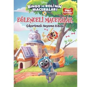 Doğan Egmont Disney Bingo ve Roli'nin Maceraları Eğlenceli Maceralar Çıkartmalı Boyama Kitabı