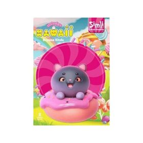 Doğan Kitap Kawaii Simli Çıkartmalı Boyama Kitabı