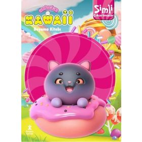 Doğan Kitap Kawaii Simli Çıkartmalı Boyama Kitabı