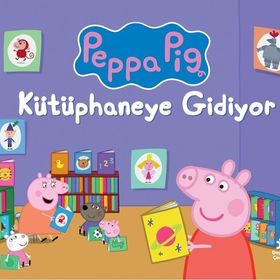 Doğan Kitap Peppa Pig - Kütüphaneye Gidiyor Kitabı