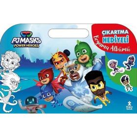 Doğan Kitap Pjmask Çıkartma Hediyeli Boyama Albümü