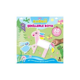 Doğan Kitap Sevimliler Kawaii Şekillerle Boya Doğan Çocuk Kitabı