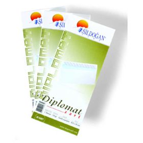 Doğan Pencereli 105x240 mm 90 gr Kraft Express 25'li Diplomat Zarf