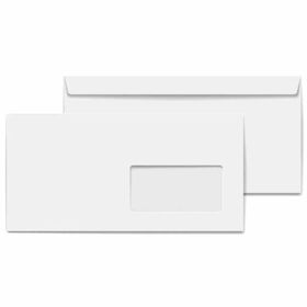 Doğan Pencereli 105x240 mm 90 gr Kraft Express 25'li Diplomat Zarf