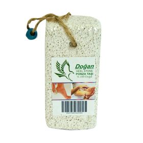 Doğan Ponza Taşı İpli Beyaz 1 Adet Topuk Taşı Ayak Topuk Törpüsü