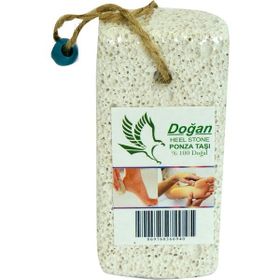 Doğan Ponza Taşı İpli Beyaz 1 Adet Topuk Taşı Ayak Topuk Törpüsü