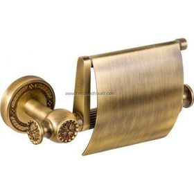 Doğanlar Ekselans Prinç Antik Sarı 1. Kalite Kapaklı WC Kağıtlık