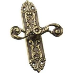 Doğanlar Kapı Kolları Hft03005 Prinç Döküm Antik Oksit Rustik Eskitme Ferforje Tipi Osmanlı Tipi Mandal Sapı Pencere Kolu