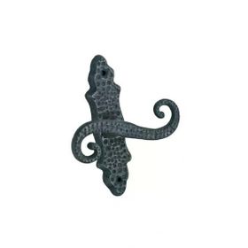 Doğanlar Kapı Kolları Hft03011 Prinç Döküm Antik Siyah Rustik Eskitme Ferforje Tipi Osmanlı Tipi Pencere Kolu Mandal Sapı