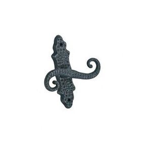 Doğanlar Kapı Kolları Hft03011 Prinç Döküm Antik Siyah Rustik Eskitme Ferforje Tipi Osmanlı Tipi Pencere Kolu Mandal Sapı