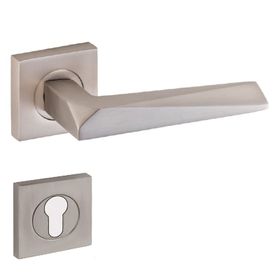 Doğanlar Prizma Saten Rozetli Kapı Kolu