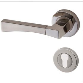 Doğanlar Simge Nikel Saten Zamak Rozetli Wc Kapı Kolu