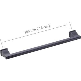 Doğanlar Techno 160 mm Mat Siyah Mobilya Kulp