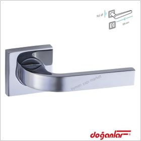 Doğanlar Tutku Krom Rozetli Oda Kapı Kolu