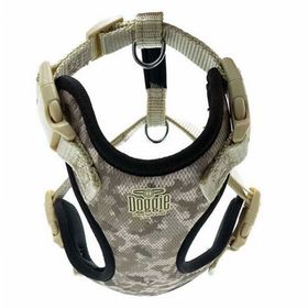 Doggie 1.5x35-45 cm Kamuflaj Havalı Dokuma Köpek Göğüs Tasması