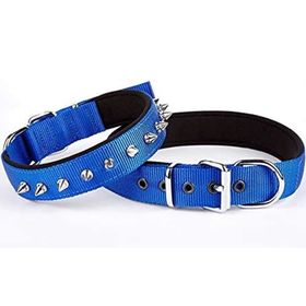Doggie 2.5x42-50 cm - Royal Blue Konforlu Dokumadan El Yapımı Köpek Boyun Tasması