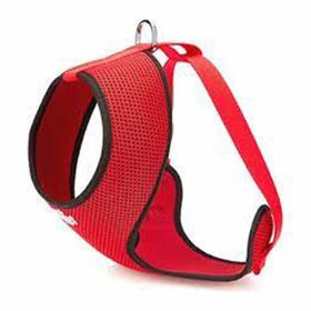 Doggie 2x50-65 cm Red Dokuma Havalı Junıor Göğüs Tasma