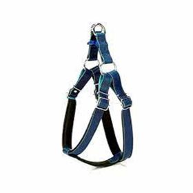 Doggie 2x55-65 cm Royalblue Konfor Spıder Deri Göğüs Tasması