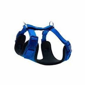 Doggie ADGT10-XL-MV 60-85 cm Mavi Softlu Siyah Köpek Bel Tasması