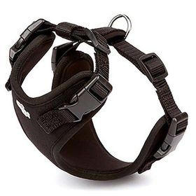 Doggie ADGT10XS-SYH 30x35 cm Siyah Havalı Ped Dokuma Köpek Göğüs Tasması
