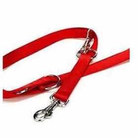Doggie Ayarlanabilir Özellikli Dokumadan El Yapımı Kırmızı 2.5x120-200 cm Köpek Gezdirme Kayışı