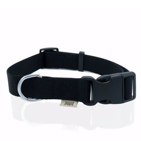 Doggie Ayarlanabilir Özellikli Dokumadan El Yapımı Siyah 3x45-60 cm Köpek Boyun Tasması