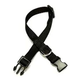 Doggie Ayarlı Dokuma Siyah 1.0x35 cm Köpek Boyun Tasması