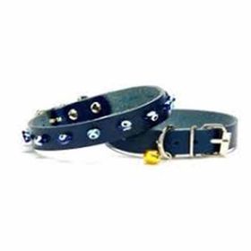 Doggie Boncuklu Mavi 1.0x28 cm Kedi Tasması