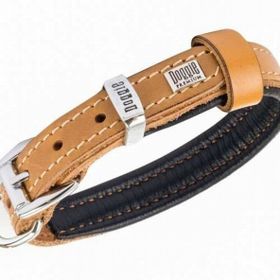 Doggie Camel 1.5x25-30 cm Yumuşak Firstclass Deri Boyun Tasması