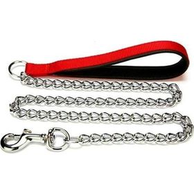 Doggie Comfort Dokuma 3.5x110 cm Medium Kırmızı Köpek Gezdirme Tasması