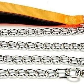 Doggie Comfort Dokuma 4x110 cm Medium Turuncu Köpek Gezdirme Tasması