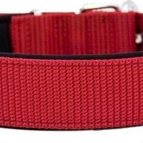 Doggie Comfort Dokuma 4x57-65 cm Large Kırmızı Köpek Boyun Tasması