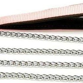 Doggie Comfort Dokuma Medium Pembe 2x110 Köpek Gezdirme Tasması