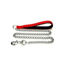 Doggie Comfort Dokuma Saplı Kırmızı 4.0x110 cm Zincirli Köpek Tasması