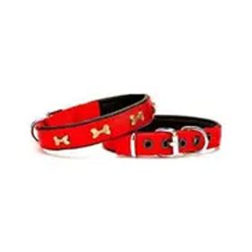 Doggie Comfort Kemikli Kırmızı 2.5x50 cm Köpek Tasması