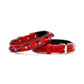 Doggie Comfort Nazar Boncuklu Kırmızı 2x40 cm Köpek Tasması
