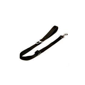 Doggie Dokumadan El Yapımı Emniyet Kemerli Siyah 2.5x80-120 cm Köpek Gezdirme Aparatı