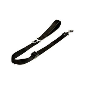 Doggie Dokumadan El Yapımı Emniyet Kemerli Siyah 2.5x80-120 cm Köpek Gezdirme Aparatı