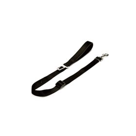 Doggie Dokumadan El Yapımı Emniyet Kemerli Siyah 2.5x80-120 cm Köpek Gezdirme Aparatı