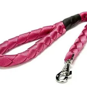 Doggie Dokumadan El Yapımı Örgülü Mor 3x100 cm Köpek Gezdirme Kayışı