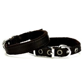 Doggie DSBT 1510 Dokuma Softlu Siyah Köpek Boyun Tasması