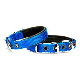 Doggie DSBT 2510 Dokuma Softlu Mavi Köpek Boyun Tasması