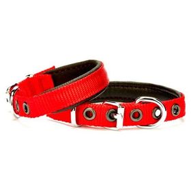 Doggie DSBT-3010L-KRMZ 3x65 cm Kırmızı Softlu Köpek Tasması