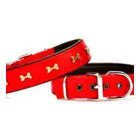 Doggie DSBT-3062-KRMZ 3x55 cm Kırmızı Softlu Dokuma Köpek Boyun Tasması