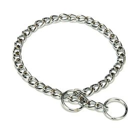 Doggie Eğitim Serisi Boğma Zincirli Gri 4x60-65 cm Köpek Boyun Tasması