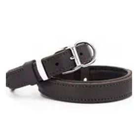 Doggie El Yapımı Kahve 2.5x37-45 cm Köpek Boyun Tasması