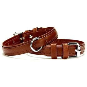 Doggie El Yapımı Kahverengi 2x35-40 cm Köpek Boyun Tasması